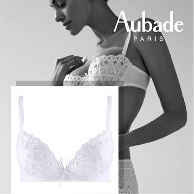 【年末セール】Aubade（オーバドゥ）Bahia & Moi PY ダブルパデッドブラ PY18